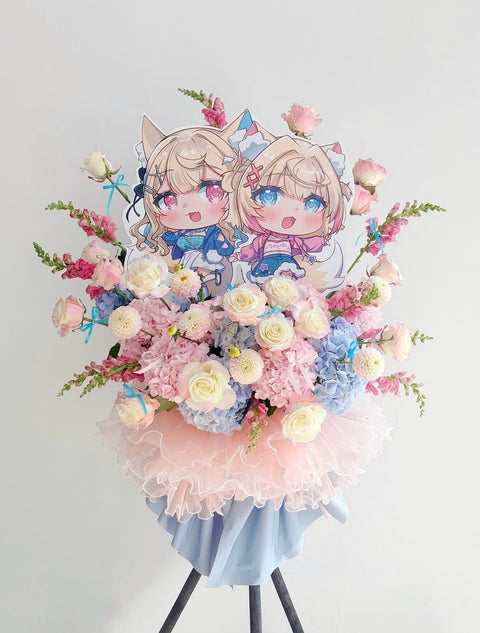 Stan/Fan Flower Gift Stand