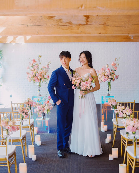 Garden-Style Ceremony Flowers