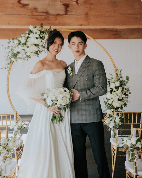 Traditional-style Bridal & Bridesmaid Bouquet