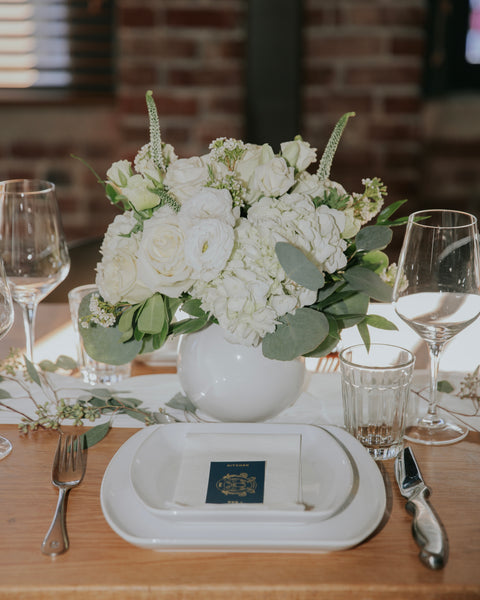 Traditional-Style Round Table Centrepiece