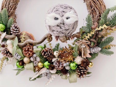 Owl Wreath