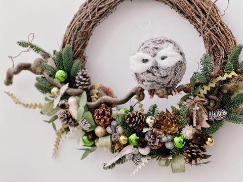 Owl Wreath