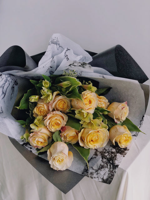 Dozen Yellow Rose Bouquet